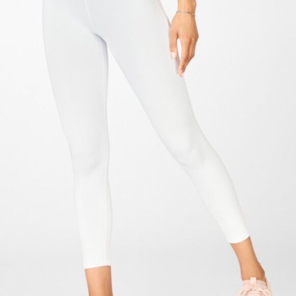 Fabletics White PowerHold High Waist Leggings 0686 - Picture 2 of 15